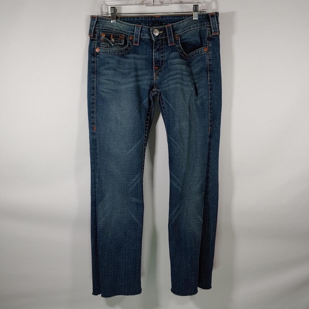 True Religion Women's Jeans Billy Raw Hem Size 32